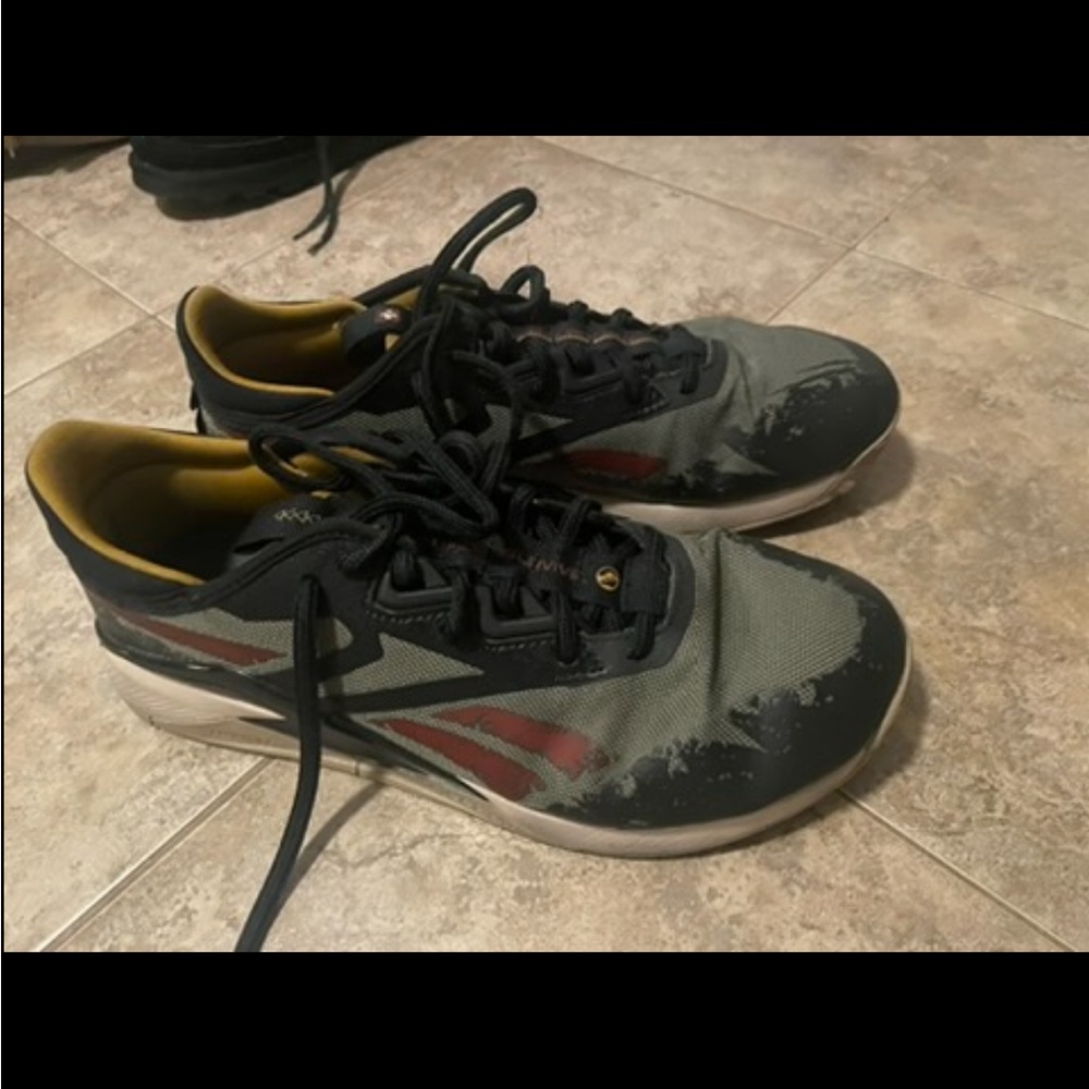 Reebok Black and Gray Athletic Shoes
